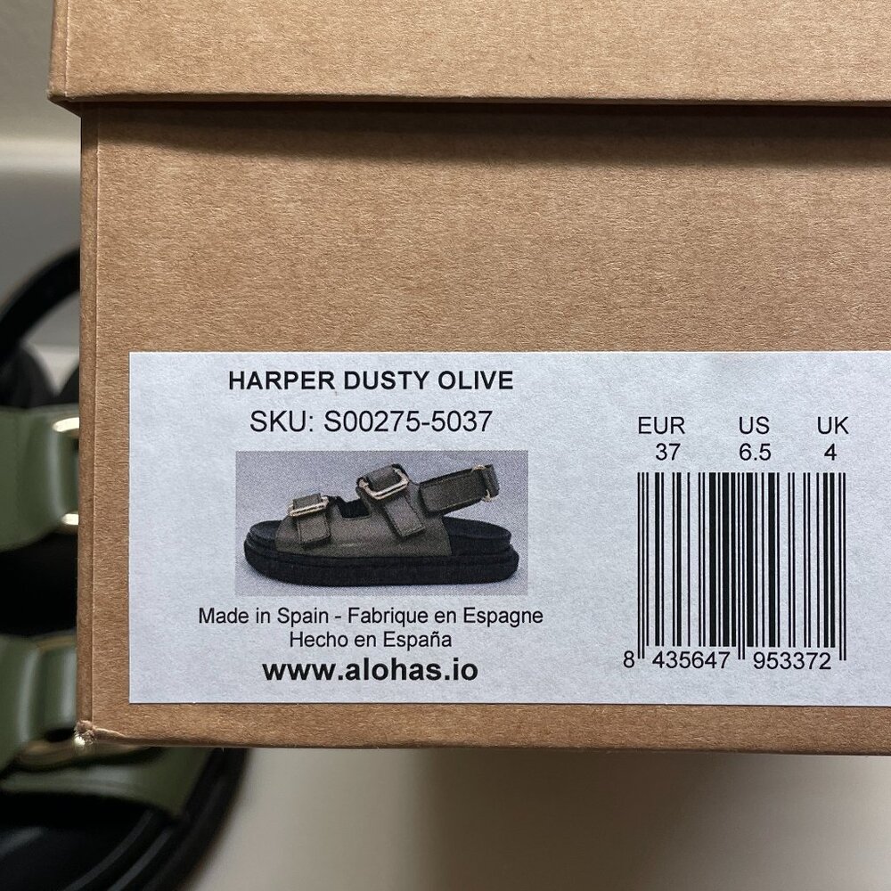 Alohas Harper Sandal - Dusty Olive - EU 37 - Picture 4 of 16